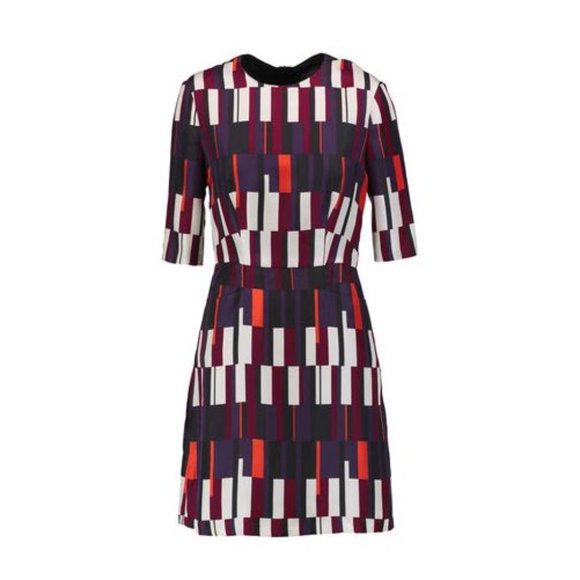 rag & bone Dresses & Skirts - RAG & BONE Bus Seat Anne Dress sz 4 Women's Silk Geo Print Shift Business Casual